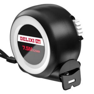Ruban à mesurer portable épaissi, degré d'usure de chute, ruban à mesurer en acier, outil de télémétrie de haute précision, 3 m, 5m 6