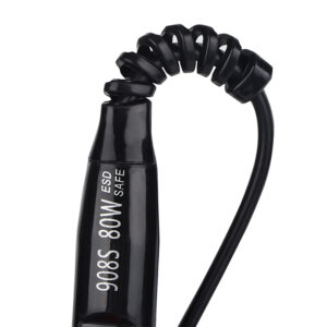 JCD – stylo à graver électrique 80W, fer à souder électrique, Kit de combustion du bois, retournement des mots, gaufrage, outil de pyrographie, ensemble de 28 pointes 908S 41