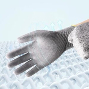 Gants de travail résistants aux coupures niveau CE 5 ANSI coupe 3 gants de protection Anti-coupure pour la mécanique de la Construction gant de jardinage 3