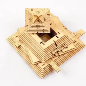 Puzzle en bois Quest Pyramid, High Difficulty, Impossible, Casse-tête, 3D, IQ Games, Juguetes Y Afnorones 5