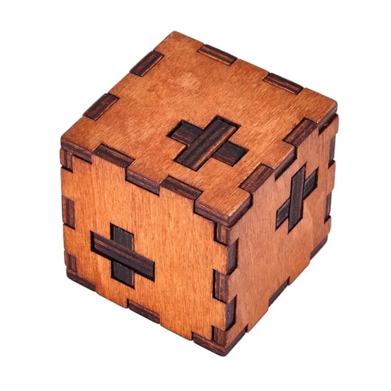 Cube suisse, boîte secrète, casse-tête Tete Luban, serrure dos, jouets intellectuels, 3D 3