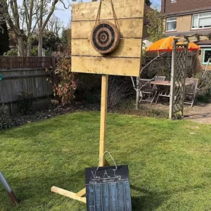 Petit jeu de hache Viking, jeu de lancer de hache avec jeu de fléchettes à cible en bois, ensemble de jeu de lancer, exercices de tir en plein air durables 4