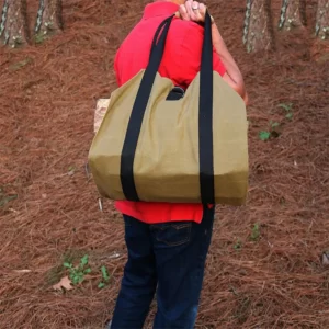 Sac de rangement pour bûches de grande capacité, transport rapide, cheminée, bois universel, Electrolux, intérieur, extérieur, bois de chauffage, fourre-tout 3