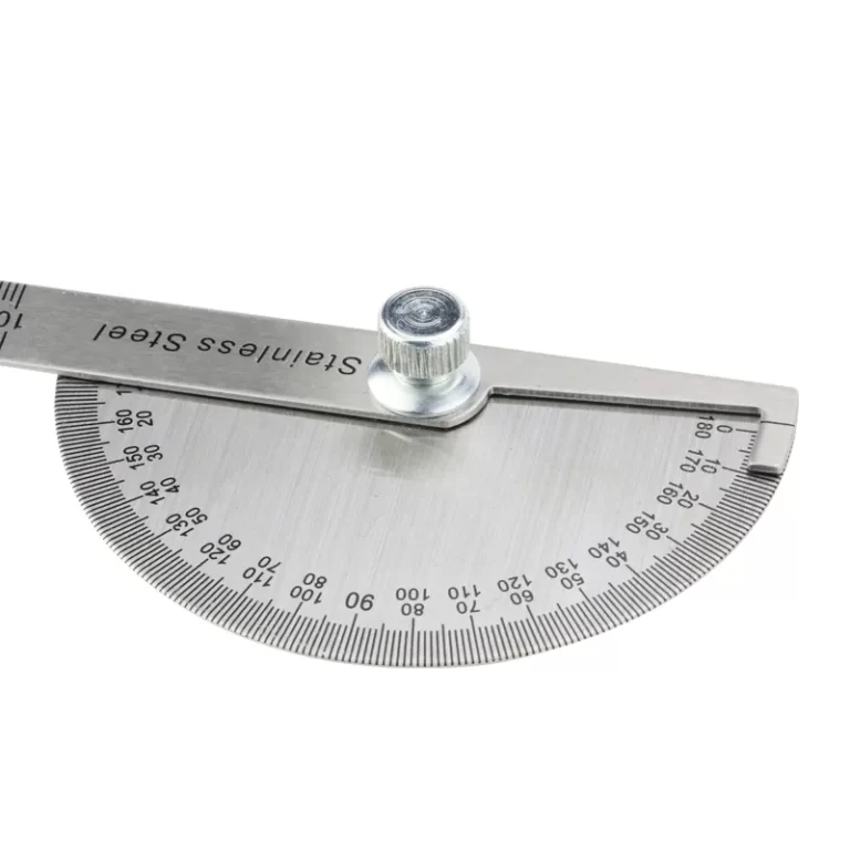 Goniomètre rapporteur en acier inoxydable, règle en métal, mesure multi-angle, outil de menuiserie, compteur d'angle, détecteur d'angle 4