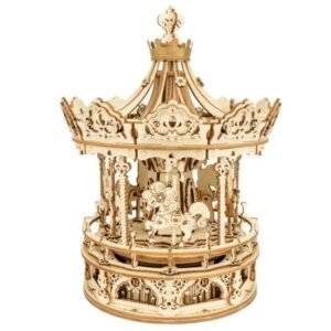 Maquette bois carrousel
