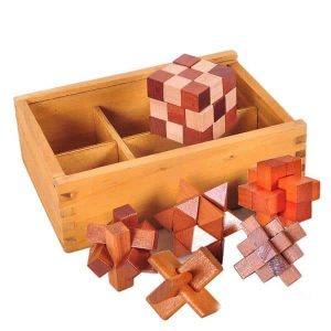 coffret casse-tête en bois