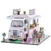 Maquette camion fleuriste ambulant