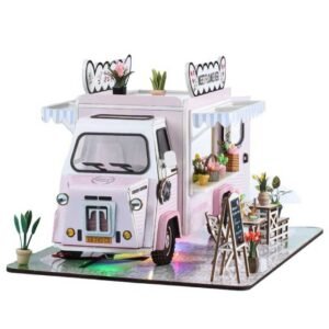 Maquette camion fleuriste ambulant