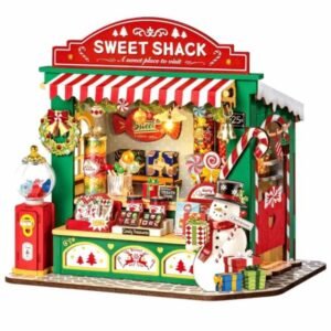 Maquette stand confiserie noël