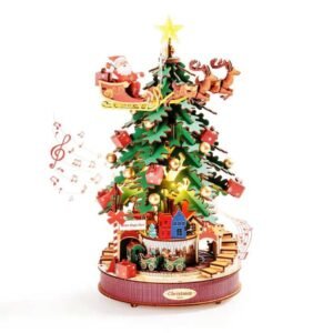 Maquette sapin a musique de noel