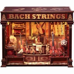 Maquette boutique instruments à musique